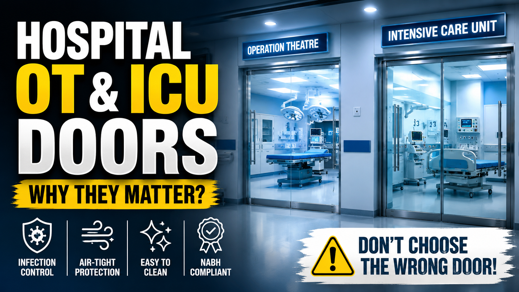 Hospital OT and ICU Doors: Complete Buyer & Technical Guide
