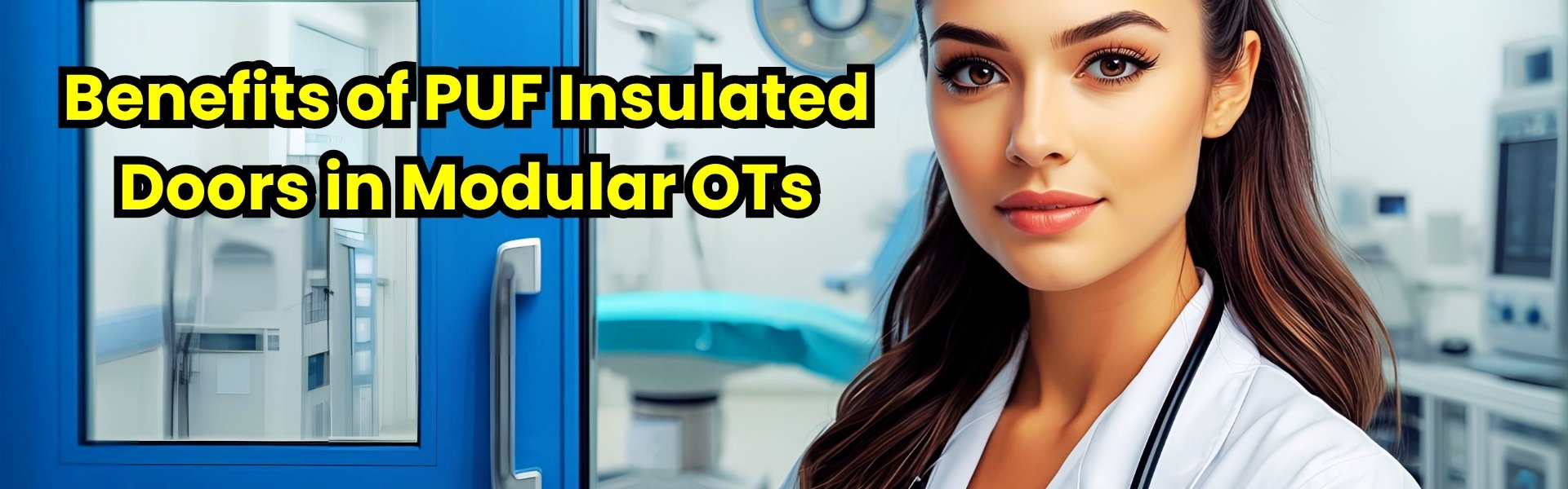 PUF Insulated Doors for Modular Operation Theatres & ICUs (Ahmedabad & Gujarat)