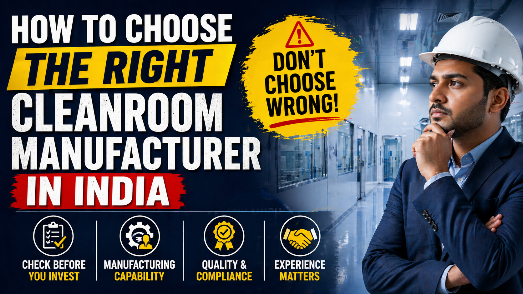 How to Choose the Right Cleanroom Manufacturer in India
