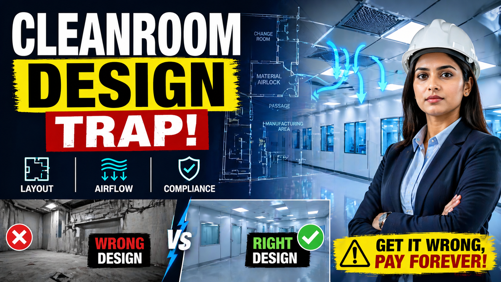 Cleanroom Design Guide: Layout, Airflow & Compliance