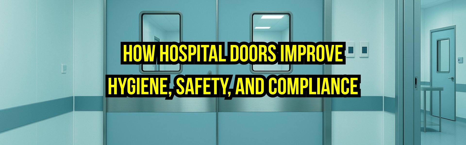 How Hospital Doors Improve Hygiene, Safety, and Compliance
