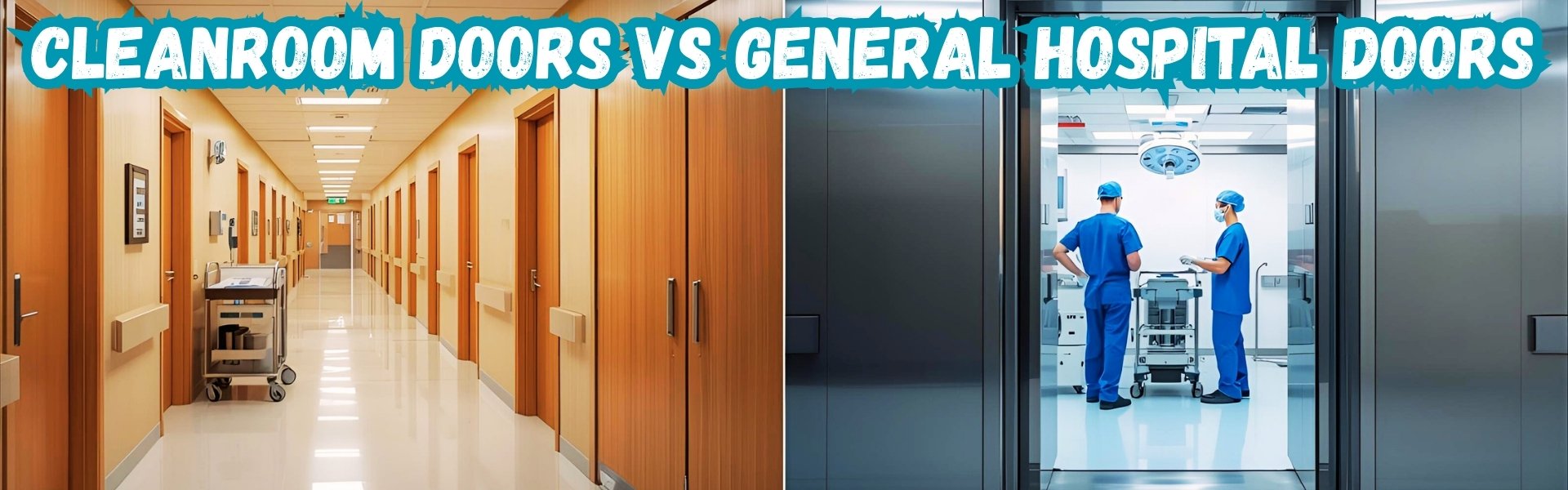 Cleanroom Doors vs. General Hospital Doors: What’s the Difference?