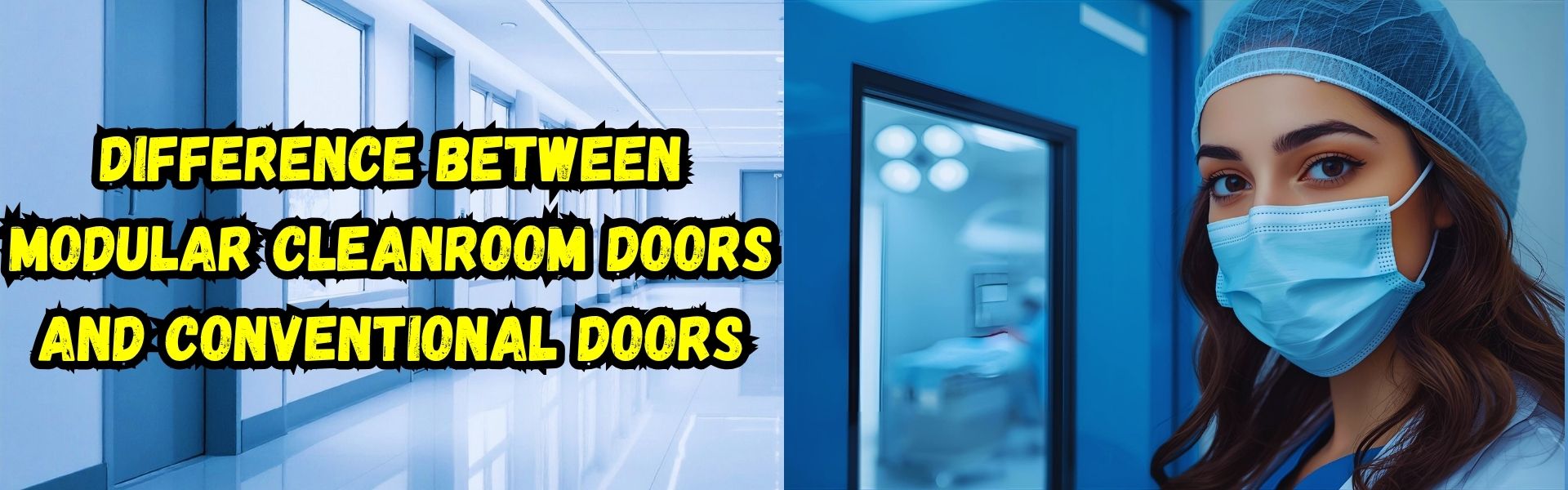 Difference Between Modular Cleanroom Doors and Conventional Doors