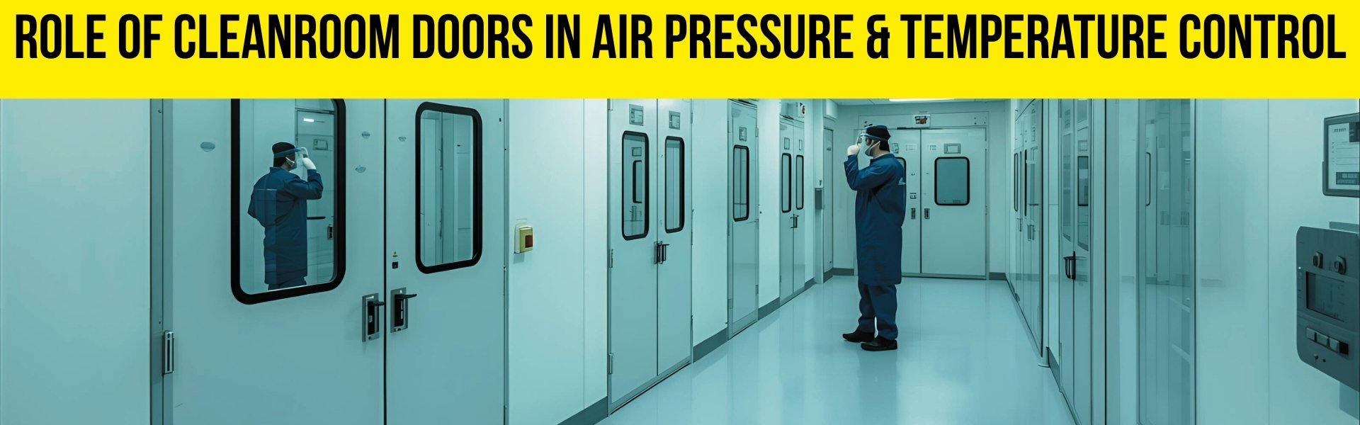 Role of Doors in Maintaining Air Pressure and Temperature in Cleanrooms
