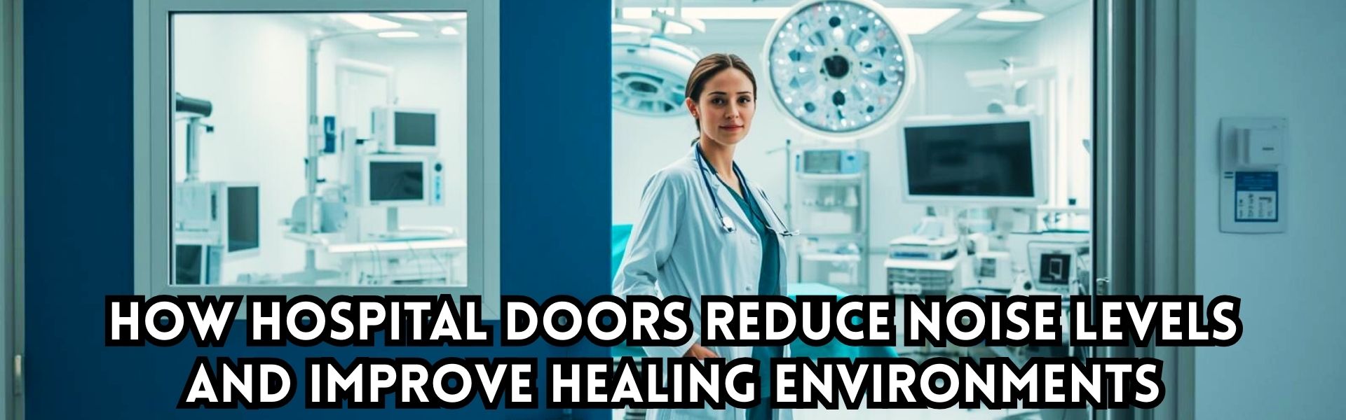 Learn how OT doors, ICU doors, and cleanroom doors reduce hospital noise, improve patient recovery, and comply with NABH, WHO GMP, and ISO standards.