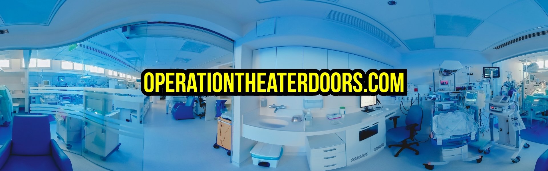 High-quality ICU door ensuring airtight seal for patient safety in Ahmedabad hospitals