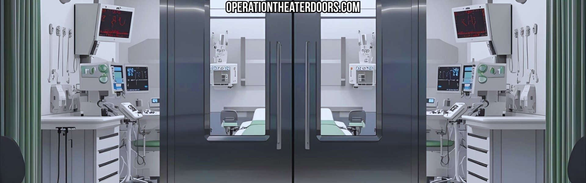 PUF insulated ICU door for infection control in hospital setup