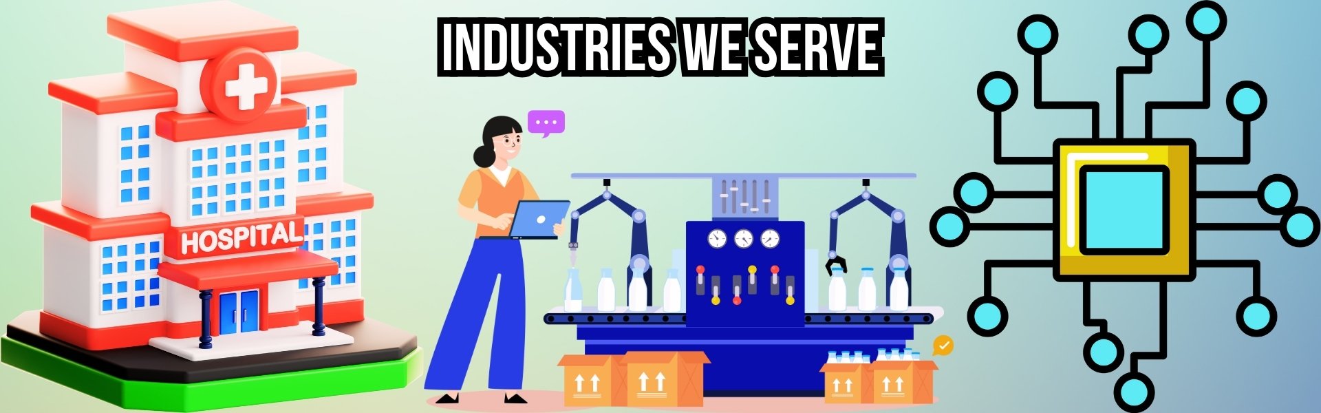 Industries We Serve – Excellence Across Healthcare, Pharma & Beyond Industries We Serve – Excellence Across Healthcare, Pharma & Beyond