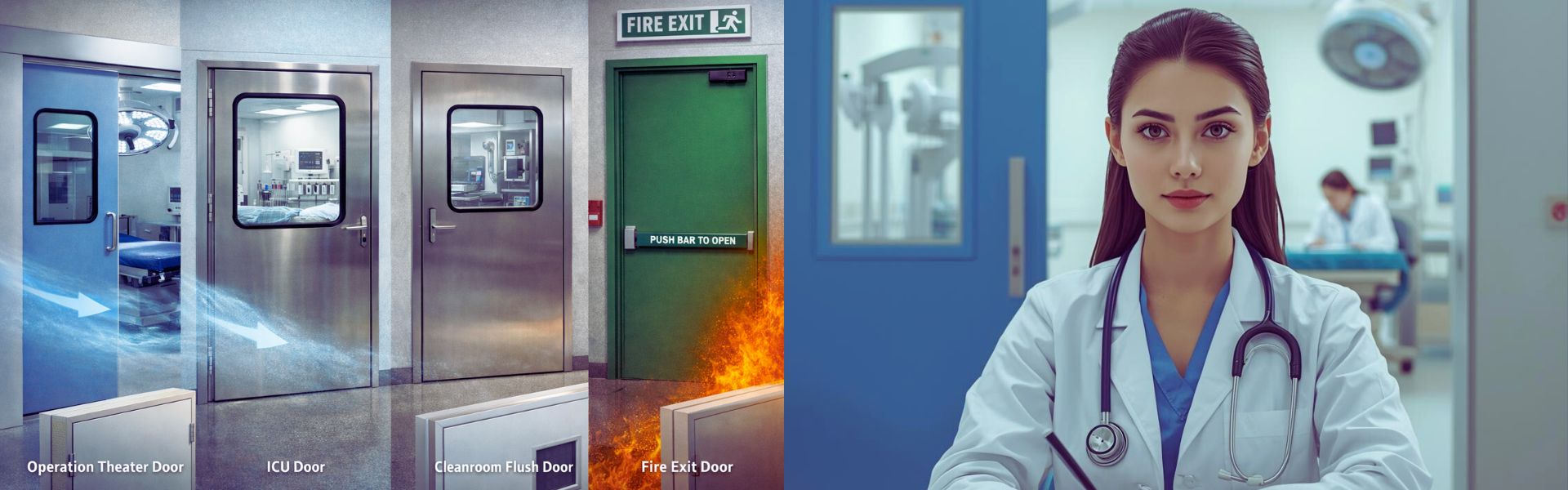 Infection Control with Hospital Doors in India