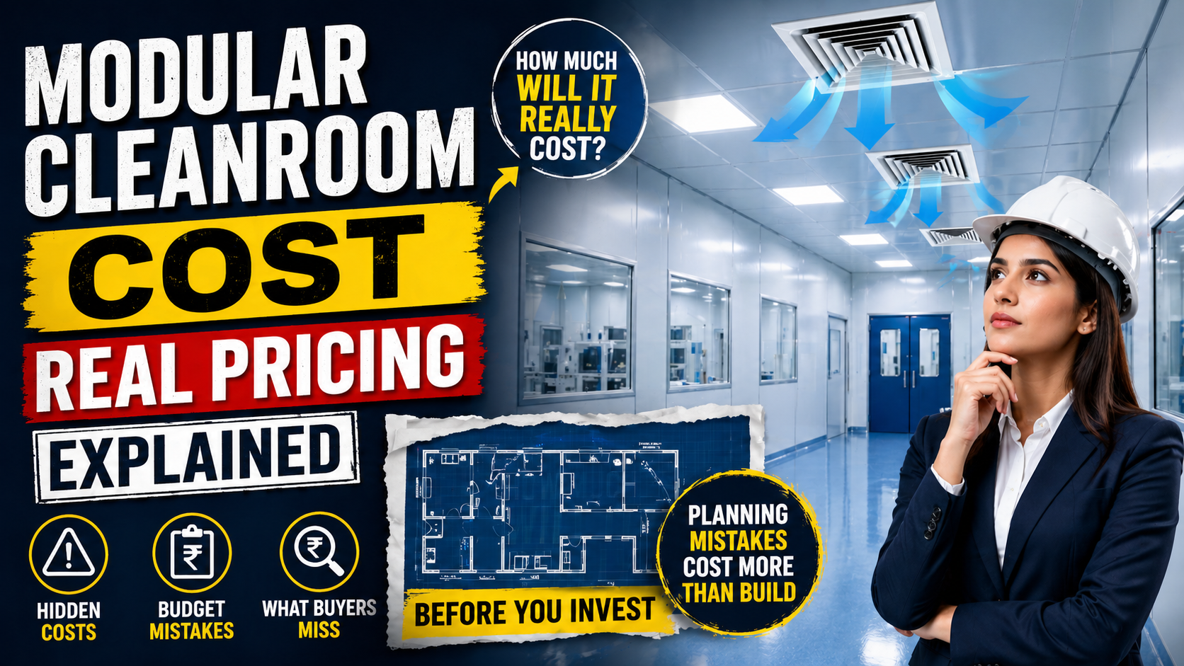 Modular Cleanroom Cost in India: Real Pricing Explained
