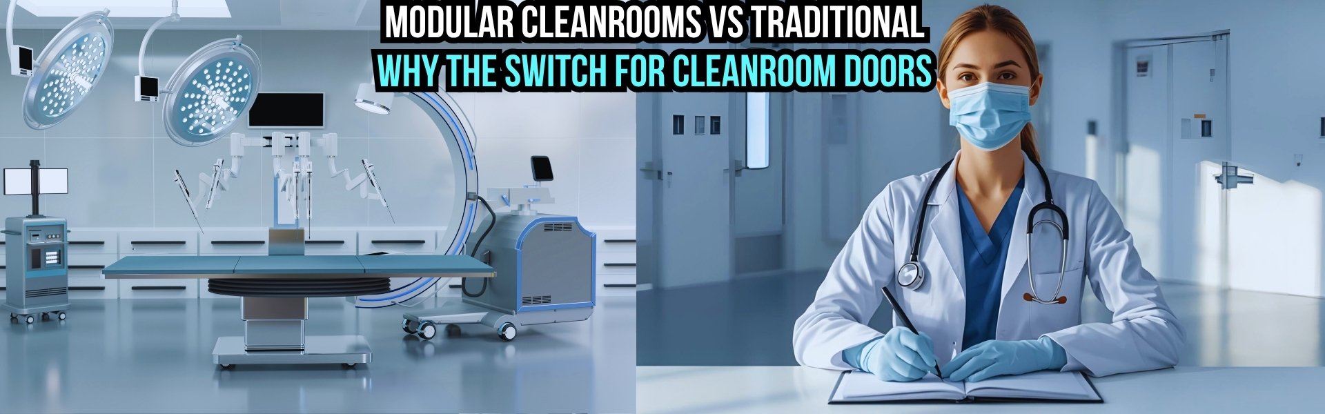 Modular Cleanrooms vs Traditional: Why the Switch for Cleanroom Doors