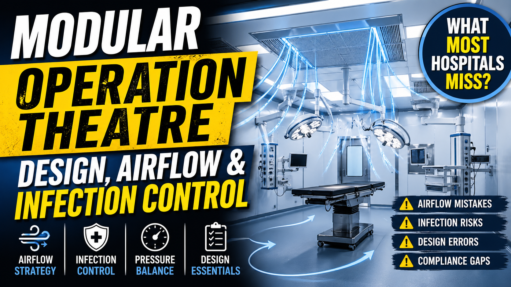 Inside a Modular Operation Theatre: Design, Airflow & Infection Control