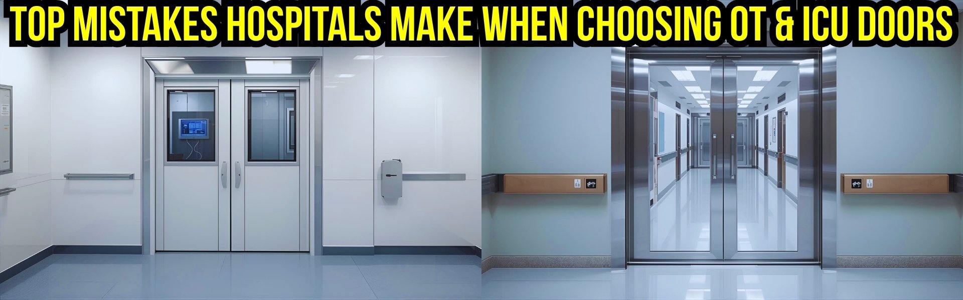Top Mistakes Hospitals Make While Choosing OT and ICU Doors