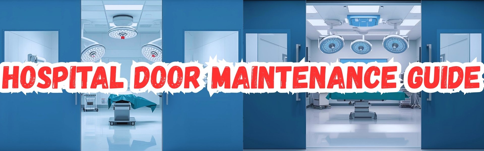 Hospital Door Maintenance Guide: ICU, OT & Cleanroom Tips