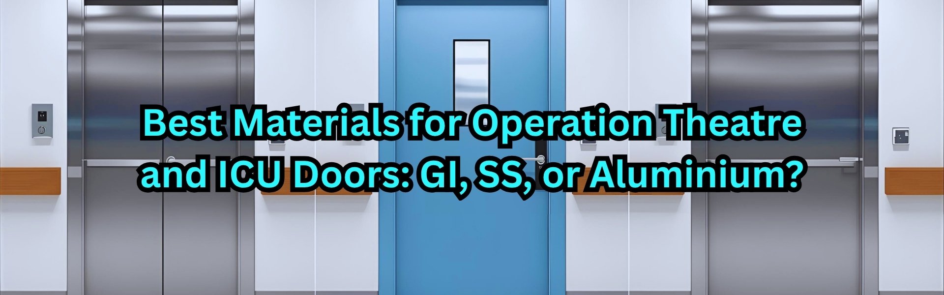 Best Materials for OT and ICU Doors: GI, SS, or Aluminium?