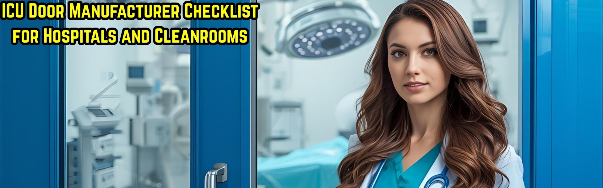 A complete checklist for selecting an ICU Door Manufacturer. Covers hygiene, safety, engineering, and compliance for hospitals in India.