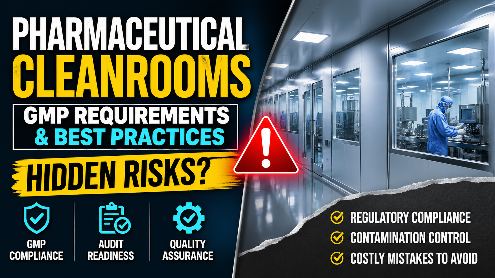 Pharmaceutical Cleanrooms: GMP Requirements & Best Practices
