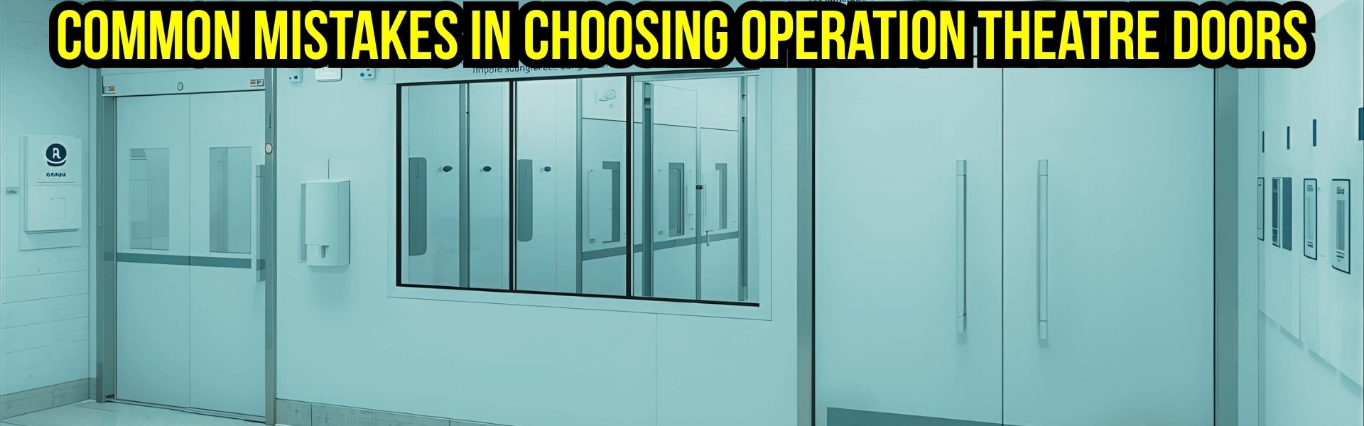 Common Mistakes in Choosing Operation Theatre Doors