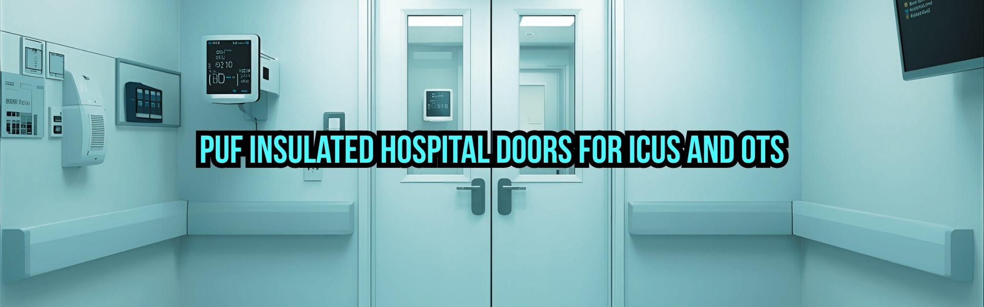 PUF insulated hospital doors for ICUs and OTs