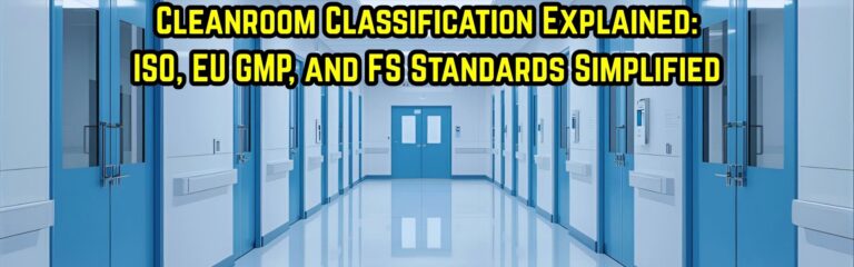 Cleanroom Classification: ISO, EU GMP, and FS Standards